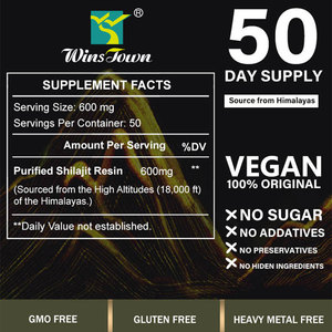 Wins Town 100% Pure Natural Himalayan High Grade Shilajit Resin Rich Bioactive Components Autres produits de santé - Product Image 6