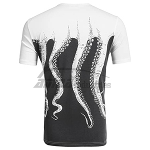 ออกแบบสบายๆผู้ชายฟิตเนสเสื้อ/สีที่กำหนดเองเต็มผ้าฝ้าย100% - Product Image 2