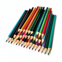 Crayons de couleur en plastique personnalisés 12/18/24/36/48 couleurs pour enfants, crayons de dessin et de peinture pour enfants, Lapis De Cor