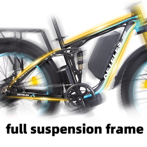 K800Pro US Stock promotionnel prêt à expédier pour <span class=keywords><strong>vélo</strong></span> <span class=keywords><strong>électrique</strong></span> adulte Cadre à suspension complète 48V 1000W 18Ah avec pneu 26 pouces * 4.0 - Product Image 5