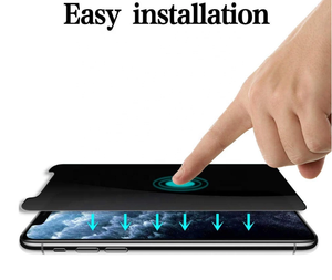 Magic ความเป็นส่วนตัว 9H โทรศัพท์สำหรับ <span class=keywords><strong>IPhone</strong></span> Anti Spy กระจกนิรภัยสำหรับ Samsung - Product Image 3