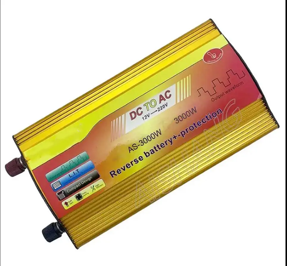 Dc để AC 12V 220V 3000 Wát năng lượng mặt trời Power Inverter tinh khiết Sine Wave Inverter