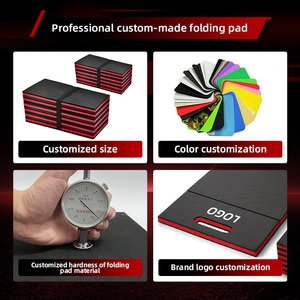 Hochelastische Geprägte Faltbare EVA-Kniematte Wasserdichte Outdoor-Autoreparatur-Bodenmatte Picknick- & Campingmatte - Product Image 2