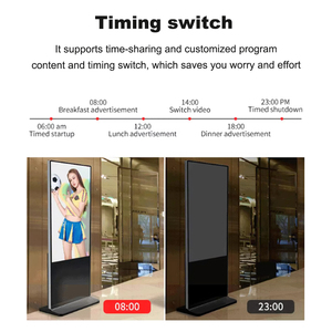 Tầng đứng màn hình cảm ứng quảng cáo trong nhà LCD kỹ thuật số biển 1080P HD Totem Đăng Board cho trung tâm mua sắm khách sạn nhà hàng - Product Image 5