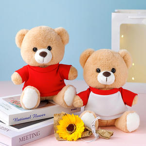 Songshan Toys Hochwertige Werbegeschenke Individuelle Hoodie-Teddybären Plüschtiere mit LOGO-Shirts für Kindergeschenke - Product Image 2