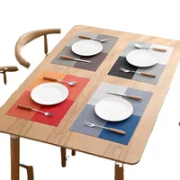 High Quality PVC Table Mats Set, Woven Plastic Placemat