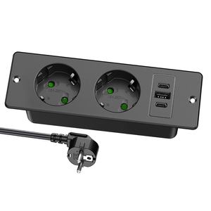Presa di Corrente a 2 Uscite Standard Europeo, Nascosta nel Piano del Tavolo, per Uso Ospedaliero - Product Image 3