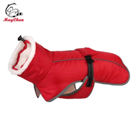 Nouvelle veste d'hiver moderne pour chien, imperméable, chaude, rembourrée, en nylon et polaire, pour chiens