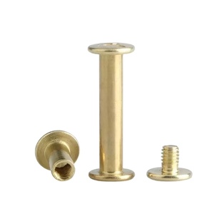 Vis de reliure en laiton Vis de reliure de livre Ensembles de reliure de poteaux de reliure - Product Image 2