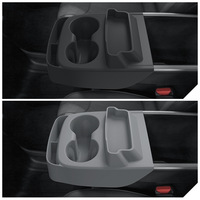 Neues Design 3D Rutschfeste Stoßdämpfende Einteilige Silikon Mittelkonsole Getränkehalter-Matte für Tesla Model Y Standard 2025