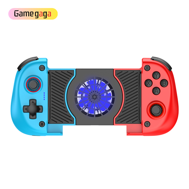 Yo X3 Stretching Game Controller 2 in 1 Cooling Fan Double Vibration Motors Gamepad Handle for Mobile Phone Android IOS NS