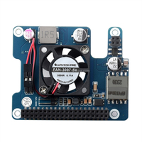 La carte d'extension Raspberry Pi 5 PoE HAT (F) prend en charge la norme réseau 802.3af/at Power Over Ethernet HAT (F)