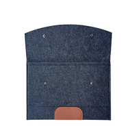 Logo personnalisé multifonction feutre pochette pour ordinateur portable mallette d'affaires portable travail sac à main étui de protection pochette Design moderne