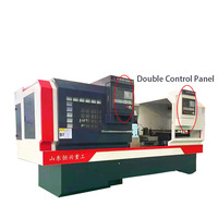 Tour CNC à double extrémité à entraînement central synchrone à rouleaux en acier HENGXING pour rouleaux de guidage