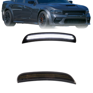 4 Luces LED Dinámicas de Posición Lateral para Guardabarros, Animación Blanca, Azul y Morada, para Charger 2015-2023, Indicador de Dirección Ámbar y Rojo, 12V - Product Image 1