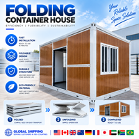 Offre Spéciale : Maison Conteneur Pliante Économique de 20 pieds – Maison Préfabriquée Pliante pour l'Accueil des Travailleurs