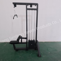 Pin de gimnasio en casa de alta calidad comercial SF, Polea alta y baja, máquina de ejercicio multifuncional de fila baja 2 en 1 Lat Pull Down