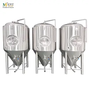 MICET tangki fermentasi unitank unitank fermenter kualitas tinggi kerucut jaket tangki tekanan bir stainless steel untuk dijual