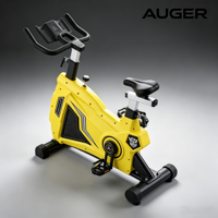 Bicicleta de Ciclismo Estacionaria AUGER de Uso Comercial para Interiores, Bicicleta de Spinning Resistente para Gimnasio y Estudio de Fitness OEM