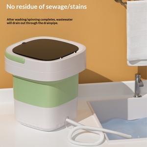 Lavatrice Mini Pieghevole Completamente Automatica Portatile con Centrifuga Capacità 5kg per Biancheria Intima Vendita all'Ingrosso - Product Image 3