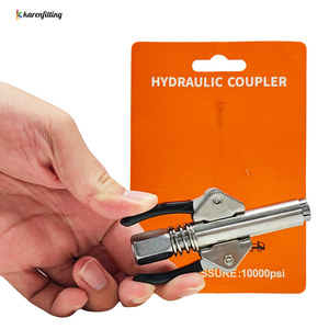 Parte mecânica graxa bocal punho duplo óleo arma acoplador conector hidráulico-alto desempenho graxa armas - Product Image 4
