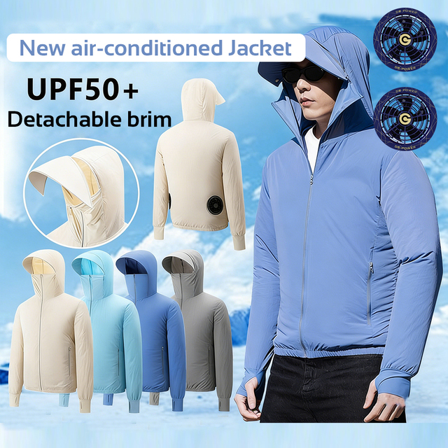 Labor protection work OEM Manufacturer Breathable Summer Heatstroke Prevention Outdoor Airflow 5V USB Powered Cooling Fan Jacket