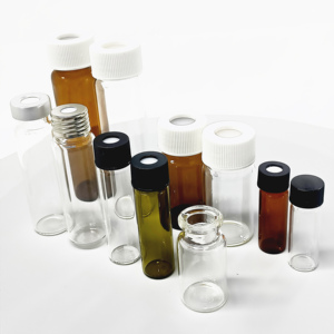 5Ml Helder/Bruin Monster Flacon Met Ptfe Siliconen Dop Helder Glas Opslag Flesjes - Product Image 5