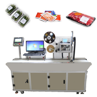Máquina Aplicadora de Etiquetas Industrial Automática con Motor para Pesaje de Alimentos, Impresora de Etiquetas de Alta Precisión Dinámica