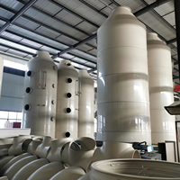 Épurateur de gaz acides/desulfurisation/gaz de combustion/clorure d'hydrogène, épurateur humide vertical Venturi personnalisable