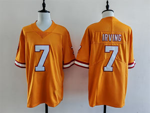 Großhandel # 2 Egbuka # 6 Mayfield # 7 Irving Orange Herren-Tampa Bay Buccaneers-Trikot mit Stickerei - Product Image 6