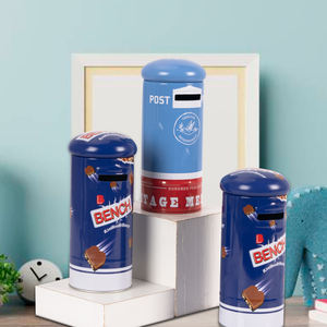 Boîte à monnaie personnalisée en métal, tirelire pour enfants, caisse de rangement d'argent, pour pièces de monnaie - Product Image 2