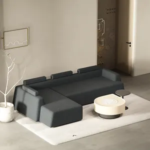 Modern kumaş kanepe mobilya seti 3 kişilik oturma odası kanepe İtalyan tarzı tasarım lüks kadife kanepe