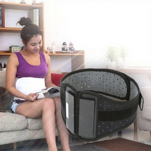 Cinturón de Soporte Lumbar Estilo Dorre de Bodytech Etc, Blanco/Negro, Tallas S-XL - Product Image 1