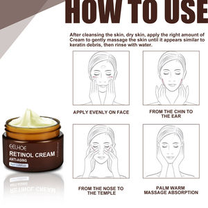 Crème rétinol pour le visage anti-âge rides éclaircir le teint hydratant augmenter l'élasticité de la peau - Product Image 2