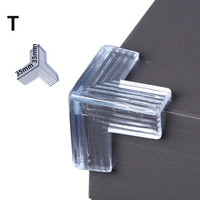 Haute transparence, meilleur adhésif rond/cœur/T/L, sécurité bébé, PVC/Silicone, protecteur de bord de coin de Table