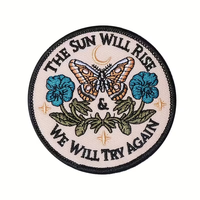 Patch en tissu brodé personnalisé, adapté à la repassage ou à la couture sur les vêtements, les sacs à dos, les sacs en toile, les vestes, parfait pour les cadeaux