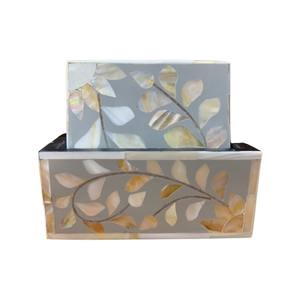 ที่รองแก้วชาสำหรับตกแต่งทำด้วยมือคุณภาพสูงพร้อมฐานไม้และผิวมันในราคาที่เหมาะสม - Product Image 1