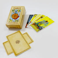 Vente en gros de jeux de cartes de tarot de divination personnalisés, échantillon gratuit de papier, impression