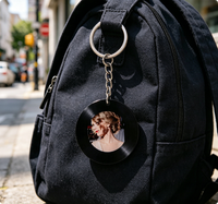 Porte-clés NFC personnalisé imprimé en usine, pendentif de sac à puce réinscriptible, porte-clés carte intelligente pour carte d'accès promotionnelle