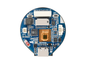 ESP32-C6 บอร์ดพัฒนาจอแสดงผล LCD แบบสัมผัสขนาด 1.28 นิ้ว, สี 240 × 240 65K, รองรับไวไฟ 6 ความถี่ 2.4GHz และ 5 K419 - Product Image 5