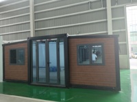 Maison préfabriquée étanche à 3 chambres, conteneur extensible de 20FT/40FT, bureau portable