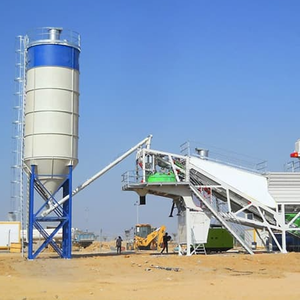 Centrale à béton autochargeante 90m3/h à faible bruit avec plusieurs bacs pour projets de construction - Product Image 3