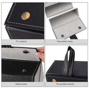Organizador de gafas con múltiples ranuras – Estuche de almacenamiento para gafas con 2/3/4/5/6 ranuras – Soporte portátil para gafas de sol de viaje – Exhibición y almacenamiento - Product Image 3