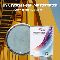 Peinture de retouche pour carrosserie automobile 1K Crystal Pearl White, pigment de base nacré brillant, anti-décoloration