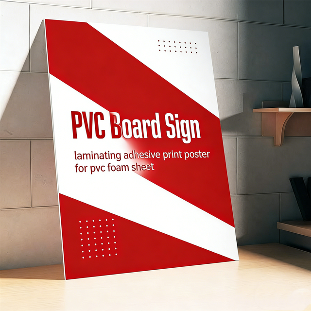 Custom Full Color UV Printing PVC Foam Board Laminating Adhesive Print for Pvc Foam Sheet