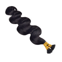 Extensions de cheveux permanentés noirs pour femmes, qualité Remy de luxe, cuticules entièrement alignées, double trame, pointe plate, fabrication vietnamienne, vente en gros usine