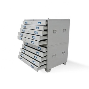 Armadio Moderno in Acciaio per Mappe con 5 Cassetti Formato A0/A1, Design Estensibile per Uso in Officina, Contenitore Metallico Personalizzabile - Product Image 3