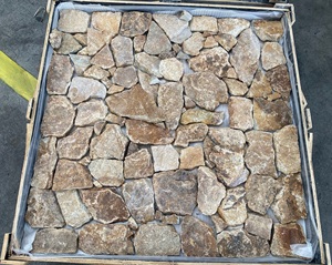 Kích thước ngẫu nhiên ấm áp săn chắc màu nâu đá Granite bên ngoài bức tường Ốp độ dày cho tường kết thúc - Product Image 4