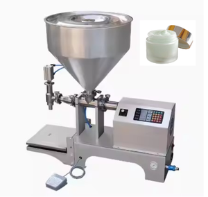 Máquina Semiautomática para Llenado, Tapado y Etiquetado de Botellas de Plástico para Agua, Vodka, Whisky, Brandy, Tequila y Líquidos Rojos - Product Image 1