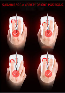 GAZ-M17 Leichte Maus Computer-Zubehör RGB Mechanische Gaming-Maus Makro-Programmierung Kabelgebundene Maus - Product Image 4